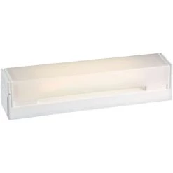 ARIC Reglette Salle De Bain B.85 01 Avec Inter, Avec Tube S19 LED 6W 2700K - Blanc