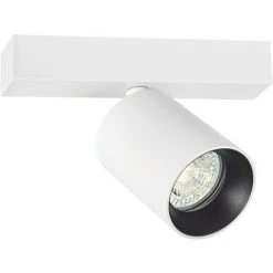 ARIC Spot NOLAN Sur Barre GU10 Avec Lampe LED 5,5W 3000K Variable - Blanc