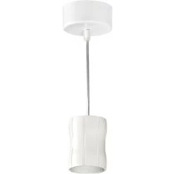ARIC Suspension MINI CURVES LED 4,8W 3000K Alu Blanc - Blanc