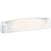ARIC Reglette Salle De Bain TALASSO Avec Inter, Avec Tube S19 LED 4W 4000K - Blanc
