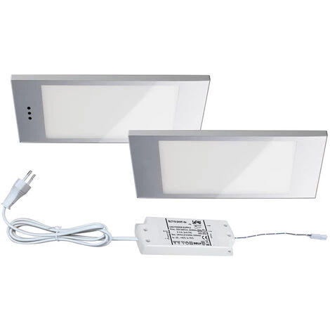 ARIC Kit 2 Appliques Meuble SENSO LED 24V 2x3,5W 3000K - Gris 2 ARIC Kit 2 Appliques Meuble SENSO LED 24V 2x3,5W 3000K - Gris – Image 2