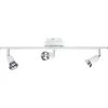 ARIC Plafonnier / Applique Murale 3 Spots Sur Barre ECCO B3 GU10 50W Blanc - Blanc