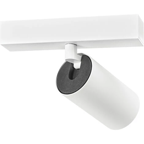 ARIC Spot NOLAN Sur Barre GU10 Avec Lampe LED 5,5W 4000K Variable - Blanc 2 ARIC Spot NOLAN Sur Barre GU10 Avec Lampe LED 5,5W 4000K Variable - Blanc – Image 2