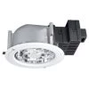 Downlight Fluo 2x13W Ø 182mm Avec Lampe 4000K 745lm G24q-1 Ballast Elec 230V Verre Sérigraphié IK07 IP20/44 RA18E ARIC 2172