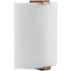 ARIC AURA - Applique Mur E27 60W Max., Verre Opale, Lampe Non Incl.