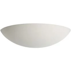ARIC DOMINO - Applique Mur Platre E27 77W Max.,demi-lune, Lampe Non Incl.