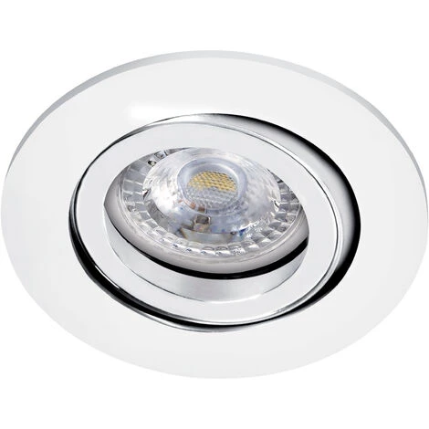 ARIC TIPO - Enc. GU10, Rond, Blanc, A/lpe LED 4,5W 4000K 390lm, Dimmable Par Inter - Blanc 1 ARIC TIPO - Enc. GU10, Rond, Blanc, A/lpe LED 4,5W 4000K 390lm, Dimmable Par Inter - Blanc