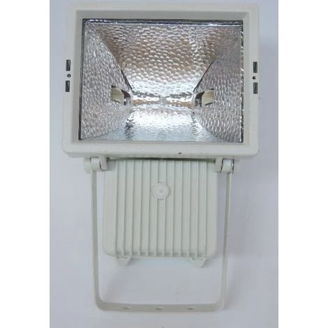 Projecteur Exterieur Pour Lampe Crayon RX7s Halogene Ou LED 70W Max (non Incl) Basculant, Blanc IP55 IK07 MX 70 ARIC 0634 1 Projecteur Exterieur Pour Lampe Crayon RX7s Halogene Ou LED 70W Max (non Incl) Basculant, Blanc IP55 IK07 MX 70 ARIC 0634