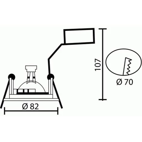ARIC Spot Encastré Sans Lampe Rond Speed Blanc GU10 2 ARIC Spot Encastré Sans Lampe Rond Speed Blanc GU10 – Image 2