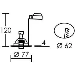 ARIC Spot Fixo G5,3 Nickel Sans Lampe - Nickelé 7 ARIC Spot Fixo G5,3 Nickel Sans Lampe - Nickelé -ARIC Soldes Boutique 24970502 3