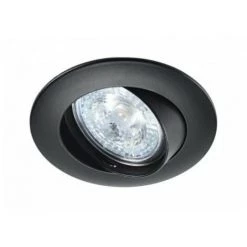 Spot Encastré Aric - LUNAR-230 CX - 230V - 50W - GU10 - Basculant - Sans Lampe - Noir - Noir