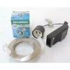 Kit Spot Encastré Fixe Rond 78 Mm Halogène 50W Nickel Brossé GU10 230V Série DISK ARIC 0497