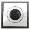 Spot Encastré Blanc Carré 95x95mm Orientable Pour Lampe GU10 230V LED Ou Halogene (non Fournie) IP20 SPEED 70C ARIC 4972