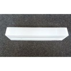 Applique SDB Murale Blanche Fluo 13W (lampe S19 Incl) 366x58x84mm 700lm Diffuseur Opaque IP24 ARIC 3837 -ARIC Soldes Boutique 37948693 3