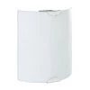 Applique Rectangle Incurvée Amira Aric, Douille E27, Applique Incurvée Amira, 60 W, Blanc Givré
