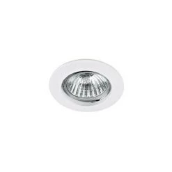 Aric 4872 - Spot Encastrable Fixe Pour Lampe Halogène Hi-spot ES50- Culot GU10 - 50W - 230v - Blanc
