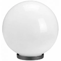 ARIC Boule Rosa - Opale Blanc - Diamètre 400 Mm - Noir