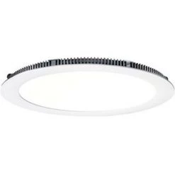 Aric-50379 ARIC 50379 - FLAT LED-Downlight Plat Rond Fixe Blanc
