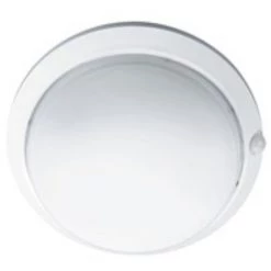 Aric-4004 ARIC 4004 - ARMILLA - Hublot Extérieur IP44 IK10, Blanc, E27 60W Max. Avec Détecteur De Mouvement