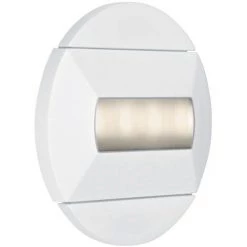 Aric-5243 ARIC 5243 - BALIZ - Encastré De Mur Rond, Fixe, Blanc, LED Intégrée 0,46W 4200K 37 Lumens