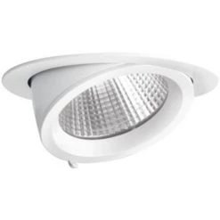 Aric-50193 ARIC 50193 - Downlight Rond, Orientable, En Aluminium Blanc, 70DEG, LED COB Intégrée Non Démontab