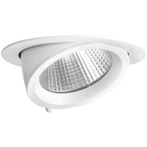 Aric-50193 ARIC 50193 - Downlight Rond, Orientable, En Aluminium Blanc, 70DEG, LED COB Intégrée Non Démontab 1 Aric-50193 ARIC 50193 - Downlight Rond, Orientable, En Aluminium Blanc, 70DEG, LED COB Intégrée Non Démontab