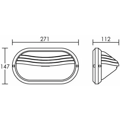 ARIC Hublot étanche OVO 270TP Blanc E27 - 40W - IP65 - Sans Ampoule 2 ARIC Hublot étanche OVO 270TP Blanc E27 - 40W - IP65 - Sans Ampoule – Image 2