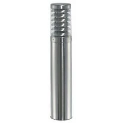 ARIC Borne KADO Haute Inox - E27 - 100W - Ampoule Non Fournie - Gris (tout Métal)