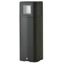 ARIC Borne KEELER LED 35 Aluminium Graphite - 8W - 3000K - Ampoule Fournie - Noir