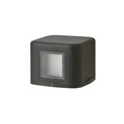 ARIC Borne KEELER LED 9 Aluminium Graphite - 8W - 3000K - Ampoule Fournie - Gris (tout Métal)