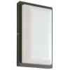 ARIC Applique Murale Extérieure Camille 2 - 10W - 3000K - 375lm - Non Dimmable - Avec Ampoule - Graphite - Gris (tout Métal)